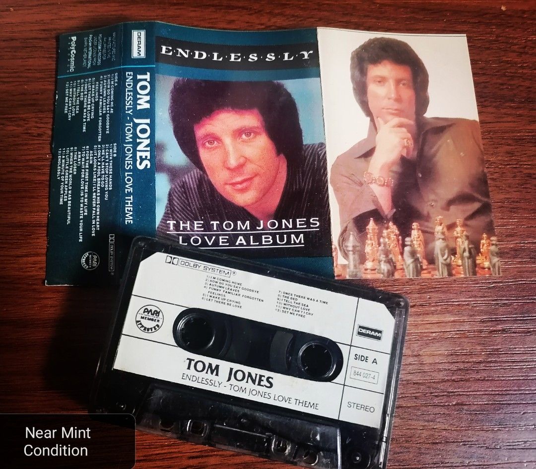 Tom Jones Endlessly Cassette Tape Original Cassette Tapes Vintage