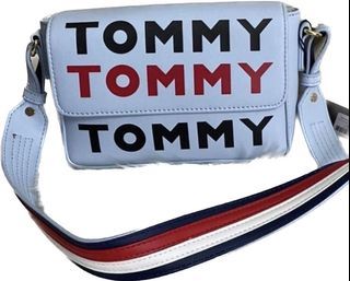 Tommy Light blue sling bag