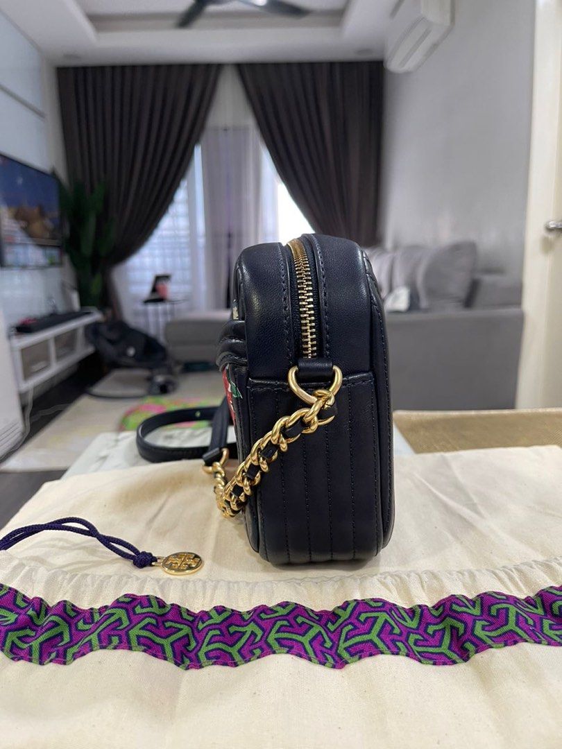 Tory burch fleming soft printed camera bag sales