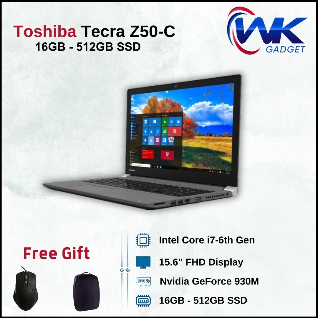 Toshiba laptop i7 16gb ram discount