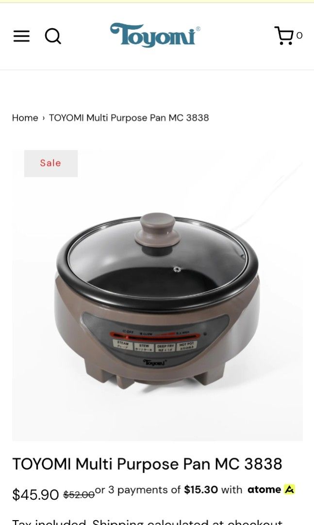 Toyomi mc 3838 store