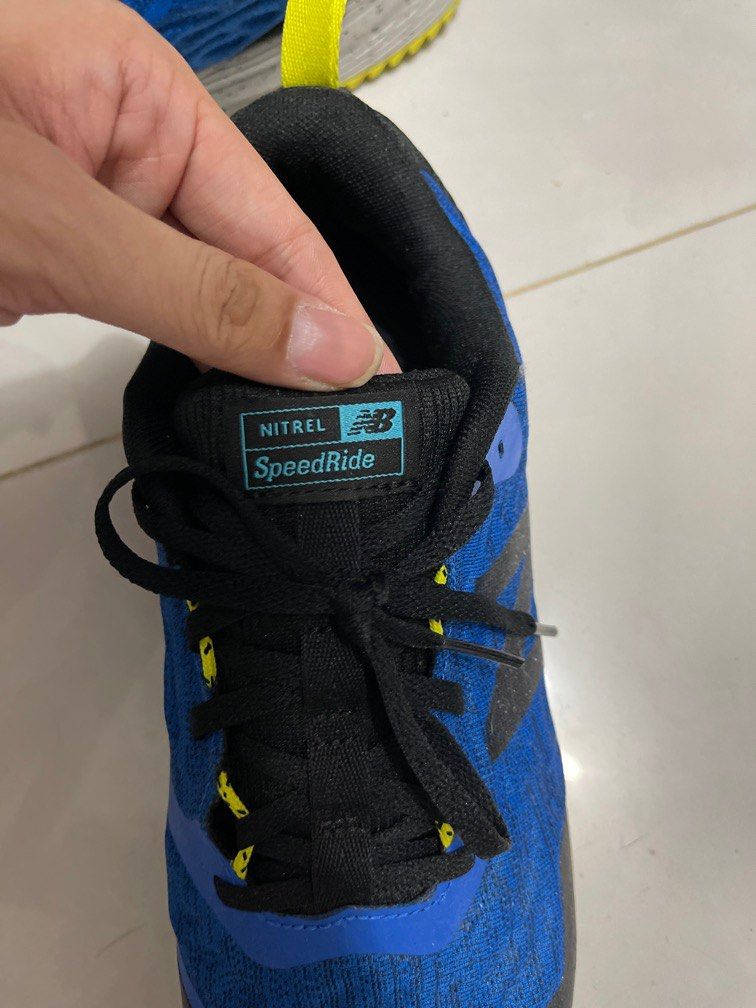 Trail Shoes New Balance Nitrel SpeedRide v3 Blue Black Yellow AW19