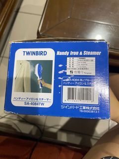 Twinbird 手持式蒸氣熨斗 藍色