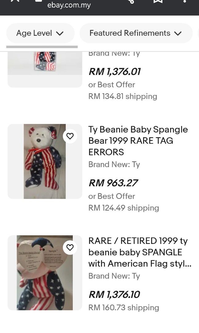 Beanie baby age range hotsell