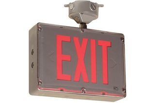 Type X : Exit Light, 2 x 8W Acrylic LED Exit Signage, , Explosion Proof Type
