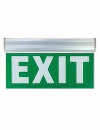 Type X : Exit Light, 2 x 8W Acrylic LED Exit Signage, Explosion Proof Type  php2850  please send all inquiry to speeditesales@outlook.com