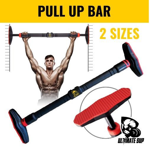 UltimateSup Wall Mounted Pull Up Bars Portable Home Chin Up