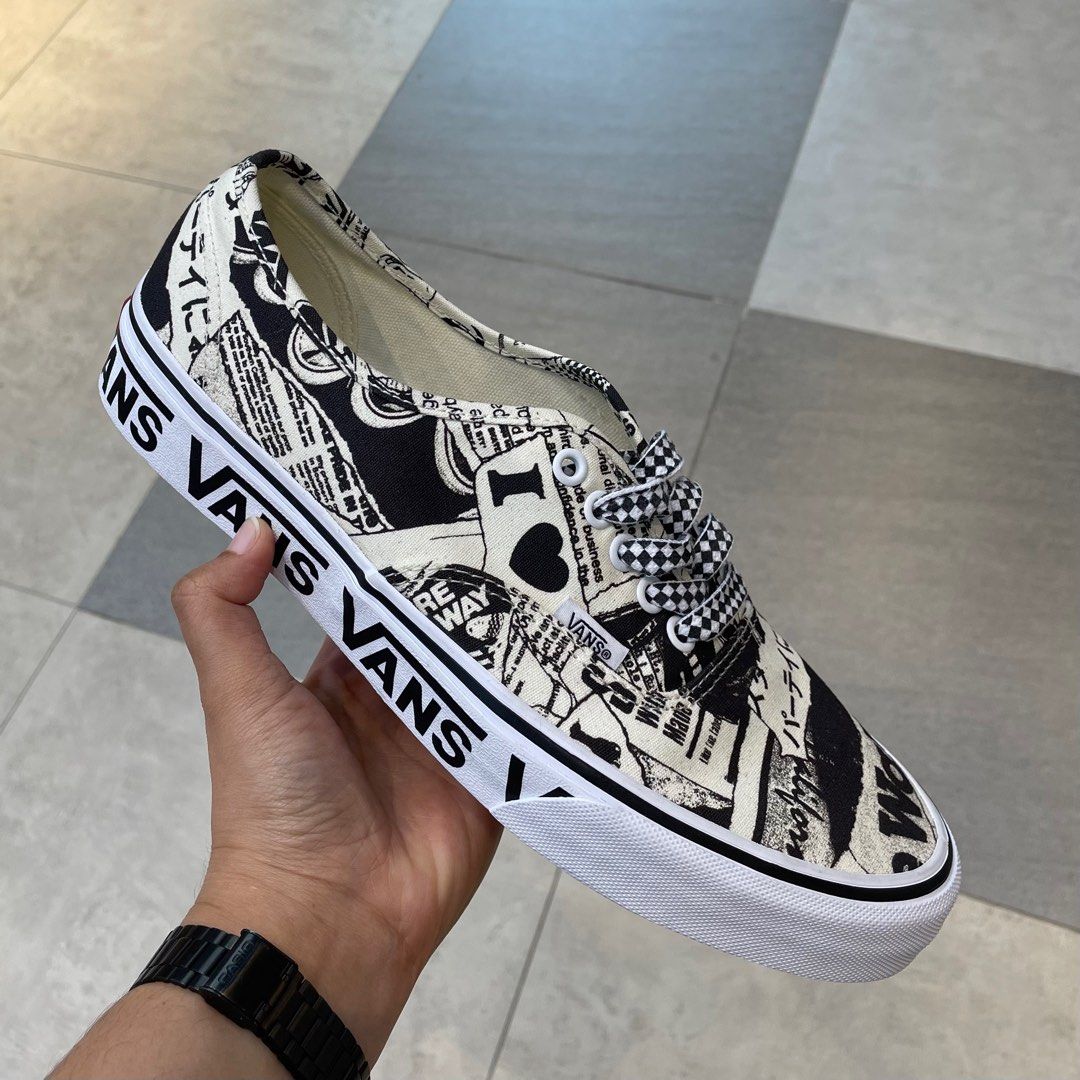 Vans Authentic Collage Men s Fashion Footwear Sneakers on Carousell
