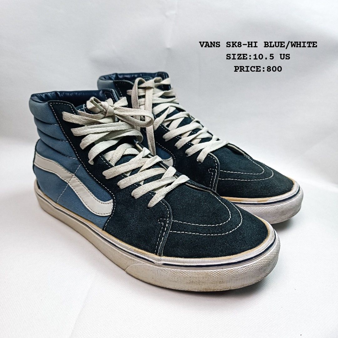Vans sk8 hi size 10.5 clearance