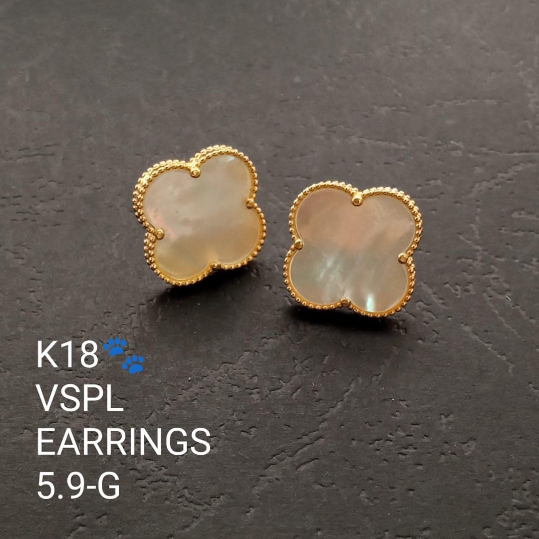 VCA Friction Back Stud Earrings on Carousell