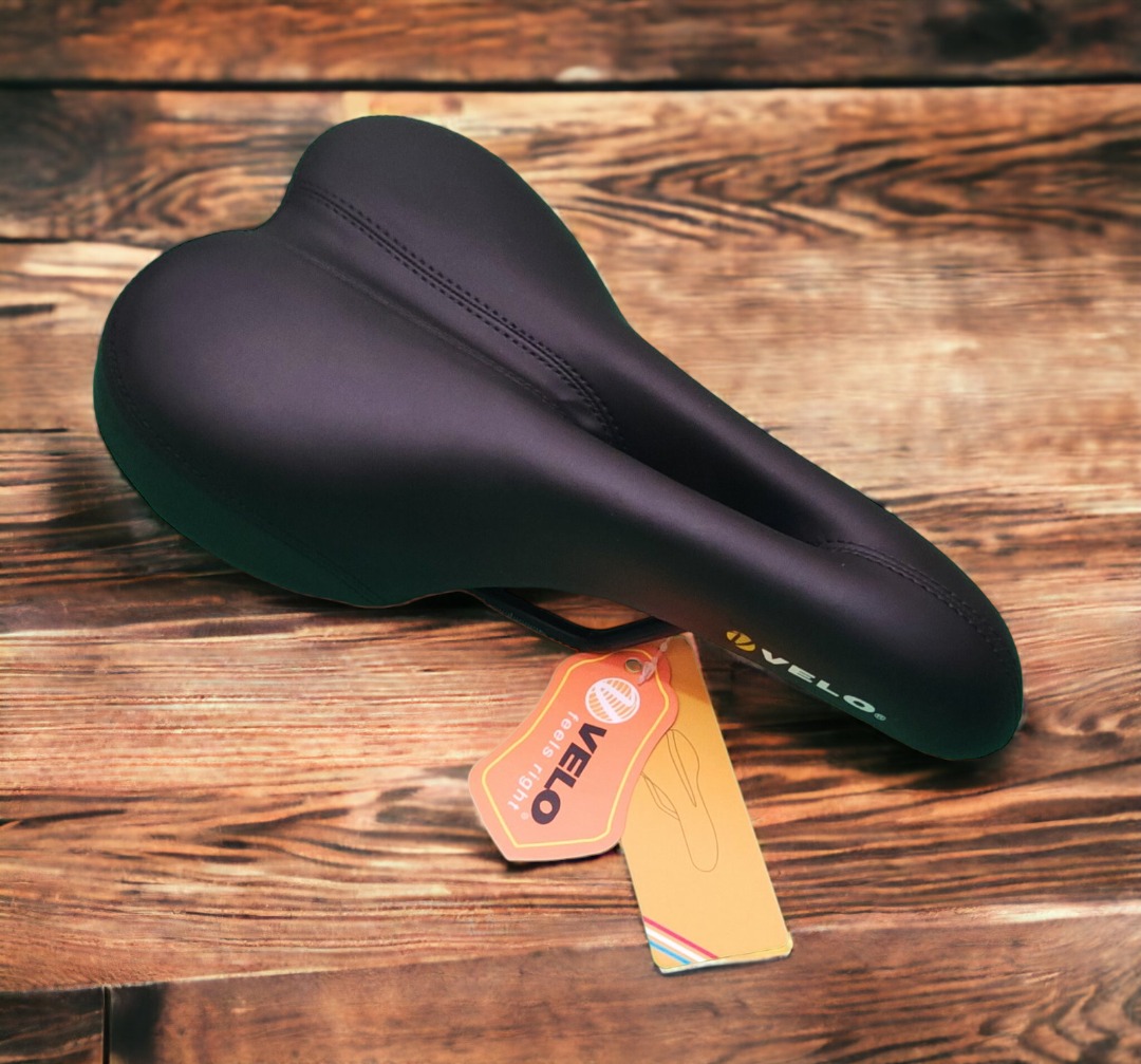 VELO Bike Saddle with Hole for MTB Gravel Racer Road Bicycle, Sports