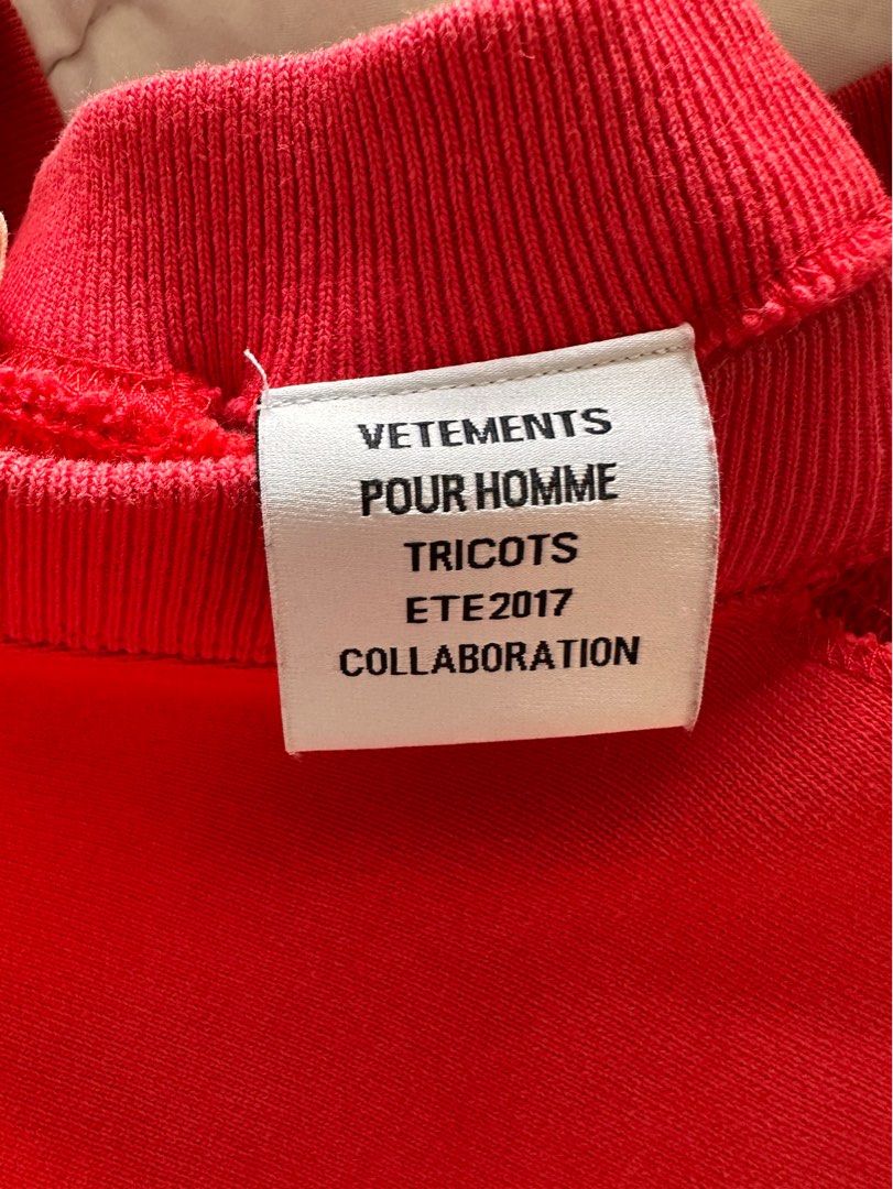 Vetements x champion sweatshirt outlet