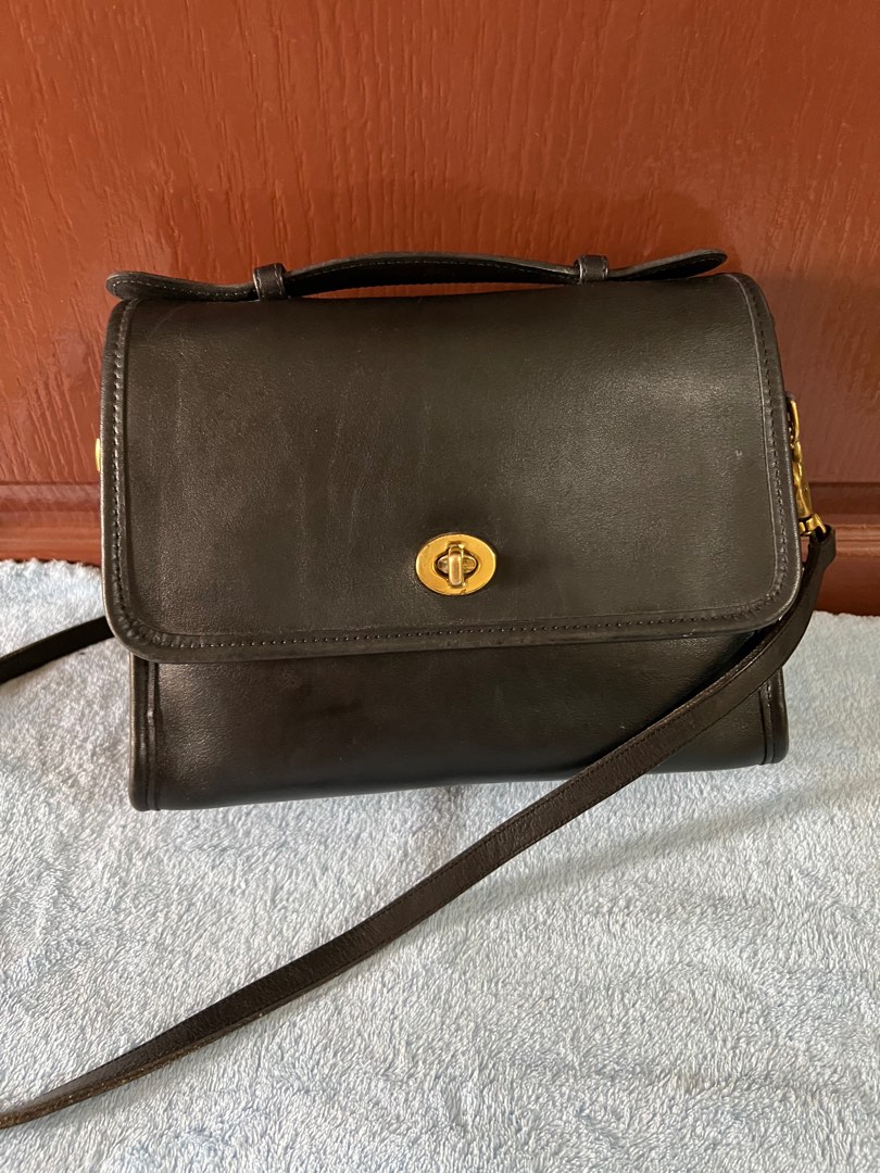 Vintage Coach Court Bag on Carousell