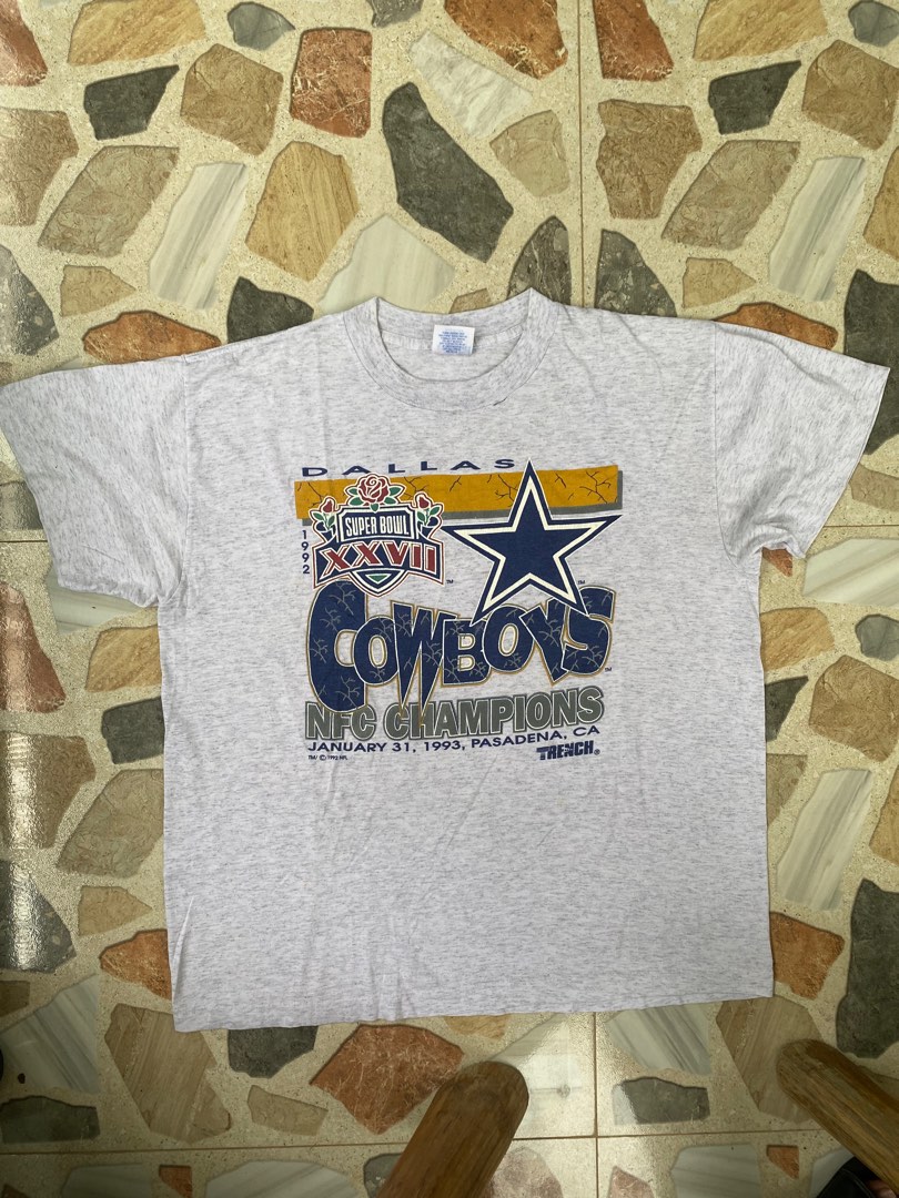 Vintage, Shirts, Vintage Single Stitch Bleachdyed Dallas Cowboys Tshirt