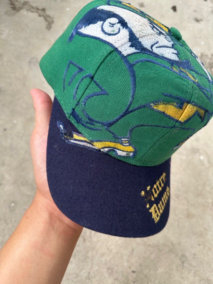 Vintage Notre Dame Fighting Irish The Game Big Logo Snapback Wool