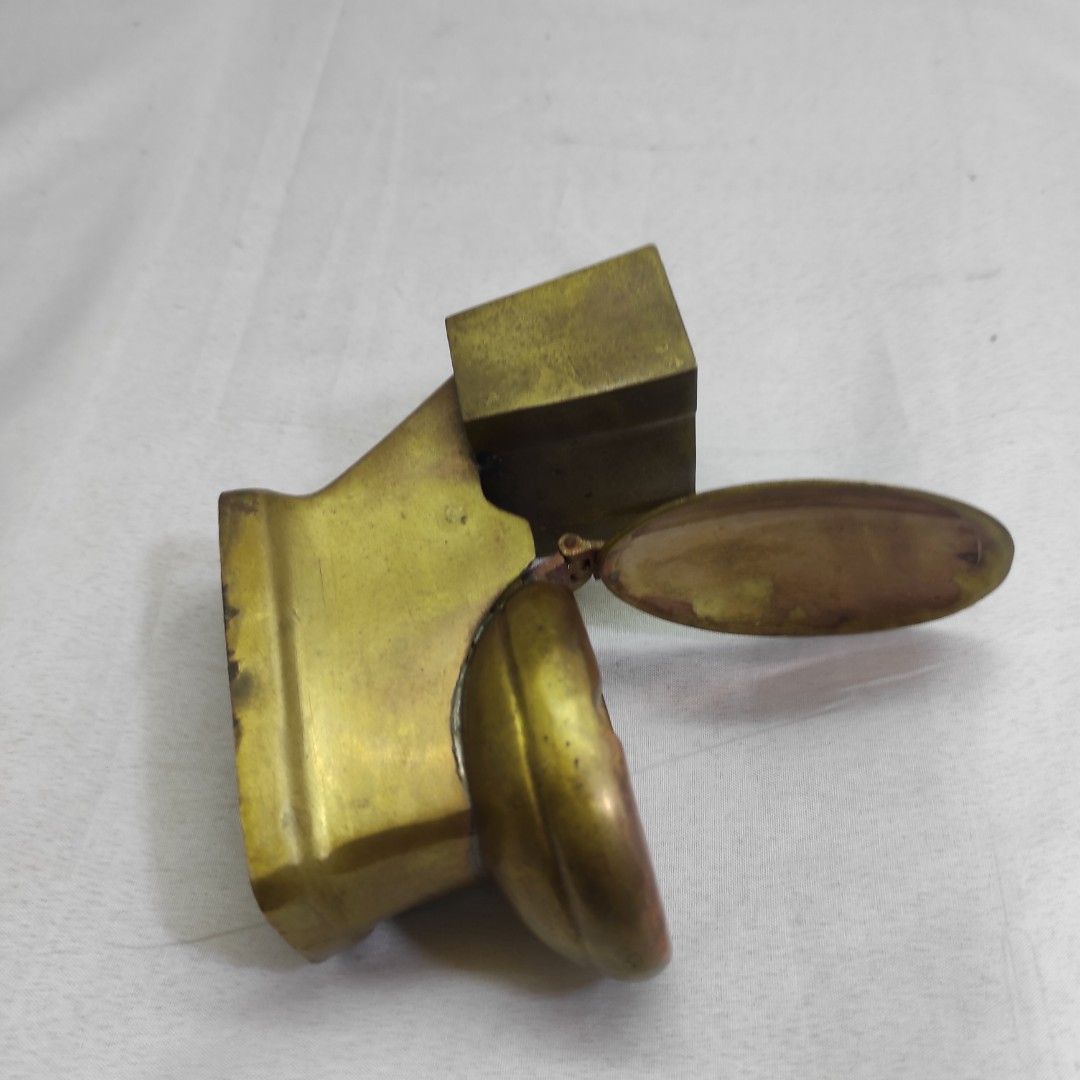 Vintage retro solid brass toilet ashtray 4” 1950 *107 on Carousell