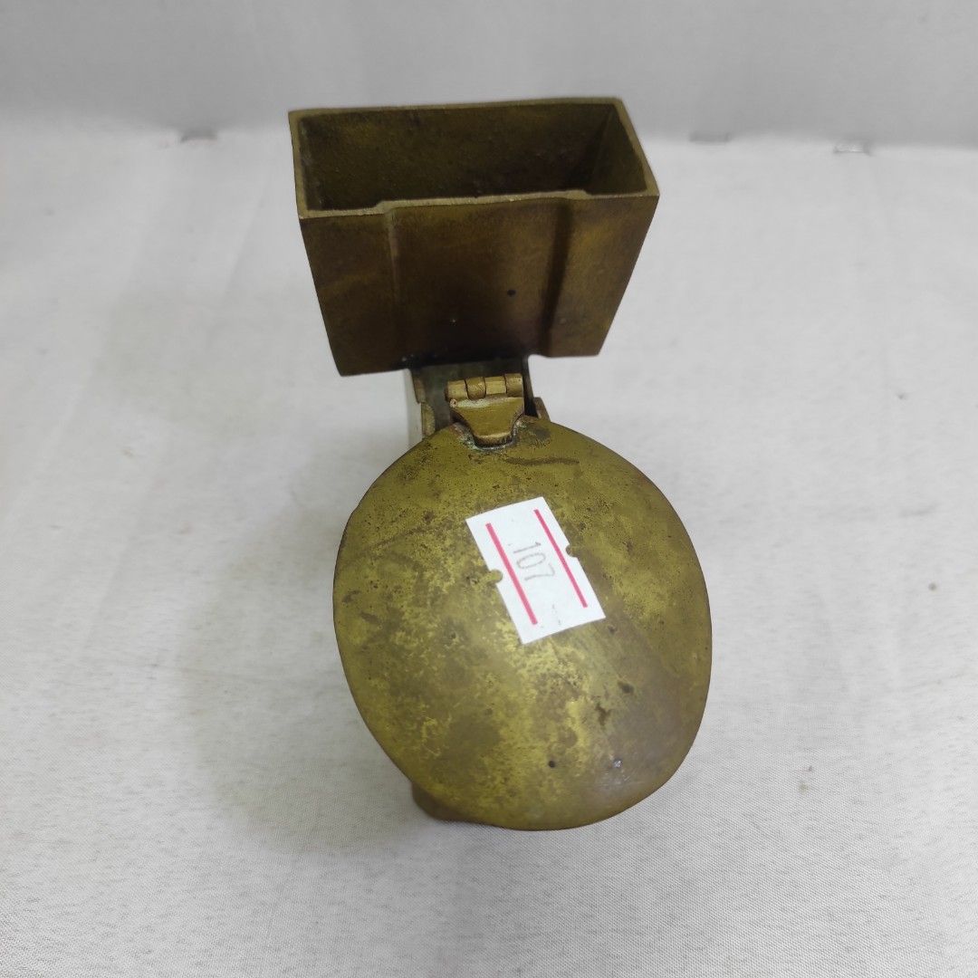 Vintage retro solid brass toilet ashtray 4” 1950 *107 on Carousell