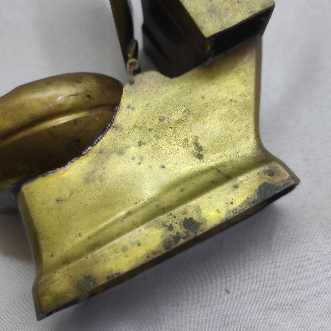 Vintage retro solid brass toilet ashtray 4” 1950 *107 on Carousell