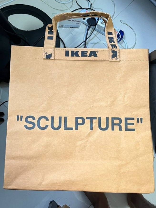 Virgil Abloh x Ikea Sculpture Markerad Bag, Medium Bag, IKEA Limited  Edition