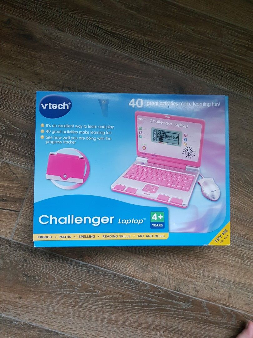 Vtech Challenger Blue Preschool Educational Toy Learning Laptop