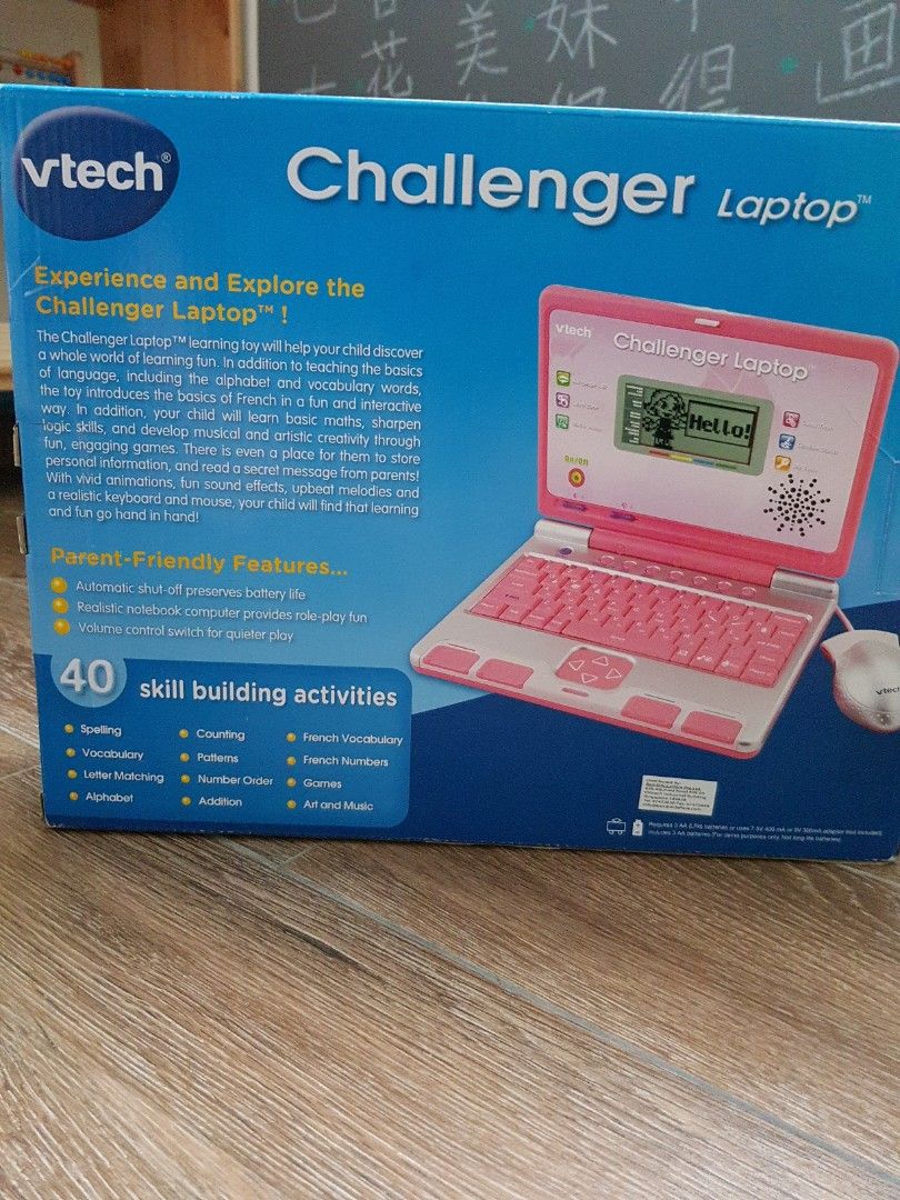 VTech Challenger Laptop Pink For Pre-school Kids│Educational