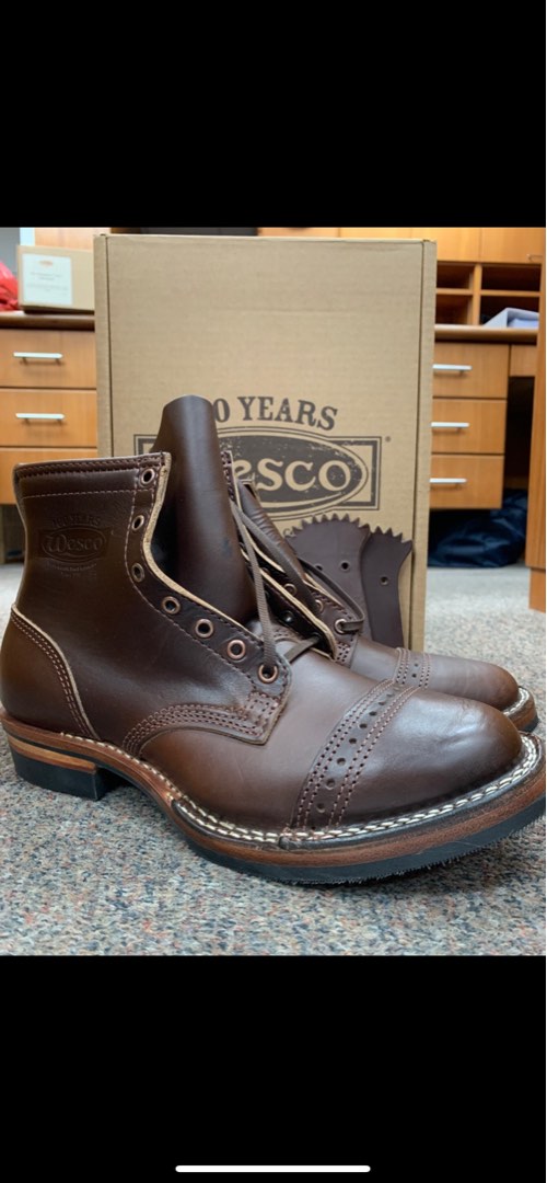 Wesco Boots US8.5E Brown Horsehide Hendrik 1 099 Brown Domain