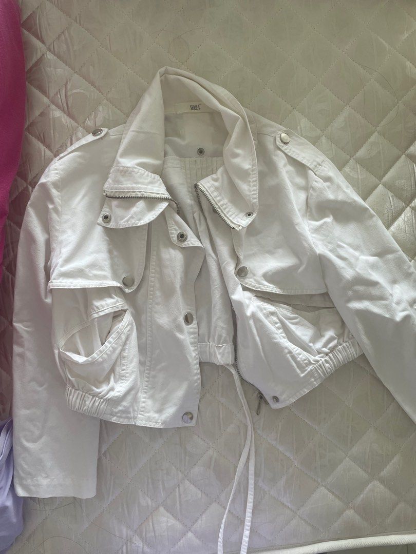 White military clearance style jacket