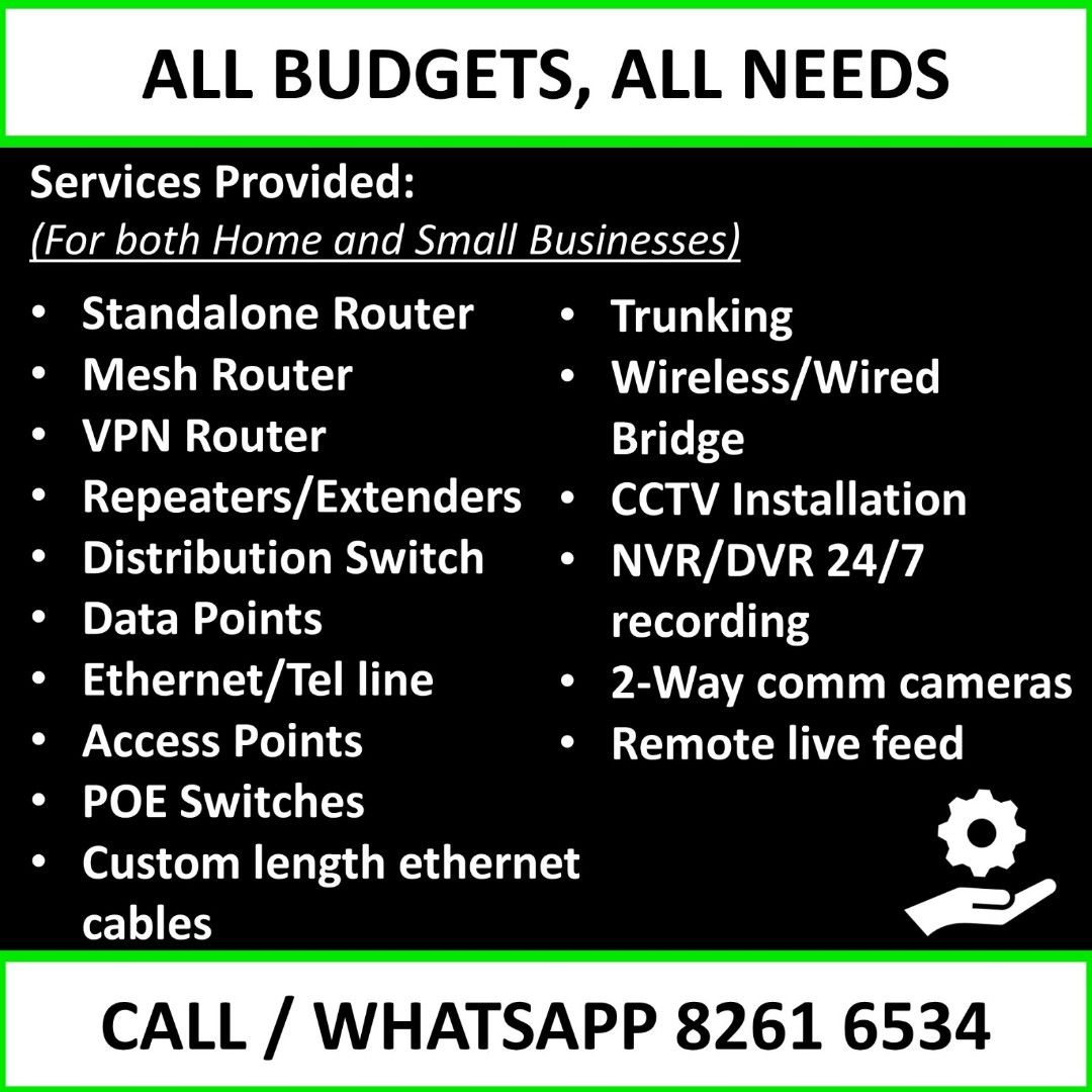 Wifi Internet Issue LAN Data Point Install, Fiber point, Speedup Internet, intermittent slow, Poor coverage, laggy gaming, Deadzone, Maximize, Router Issues. Home networking. WiFi fix Wi-Fi Technician62863084869123111
