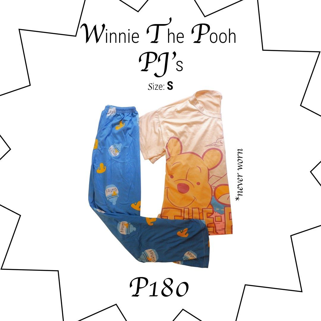Winnie The Pooh Pajamas, Babies & Kids, Babies & Kids Fashion on Carousell