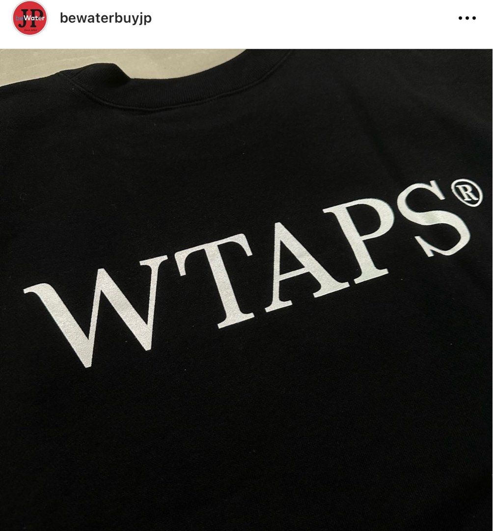 WTAPS CROSS LOCKS SWEATER( not wtaps nbhd visvim dunk ma1 fragment