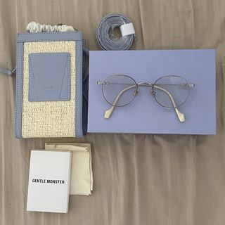 2022 Gentle Monster Cloudy Day Only 031 Gold Frame Glasses Jentlehome Jennie
