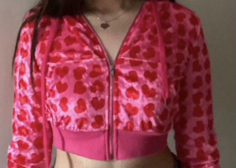 Y2K Pink Hearts Jacket Jennifer's Body Megan Fox on Carousell