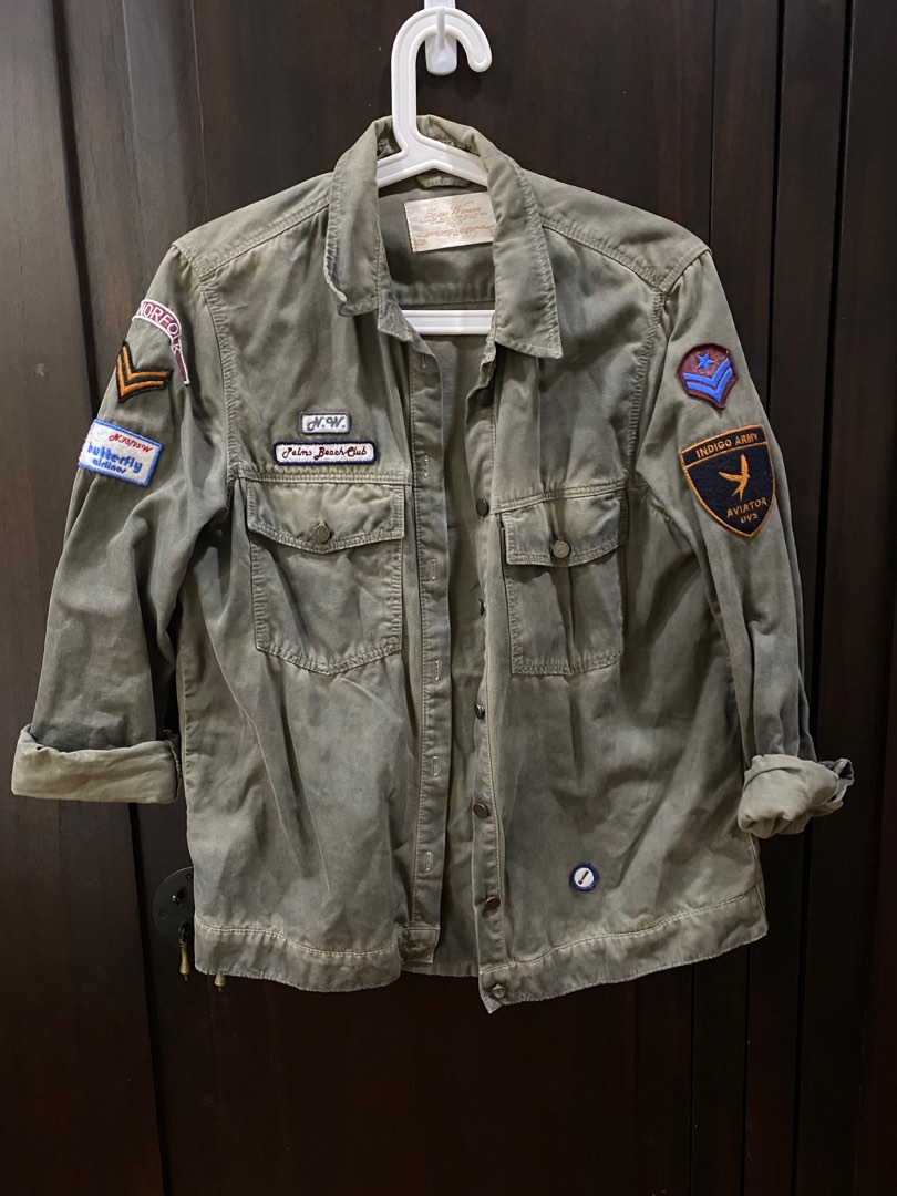 Zara army jacket, Women's Fashion, Coats, Jackets and Outerwear on