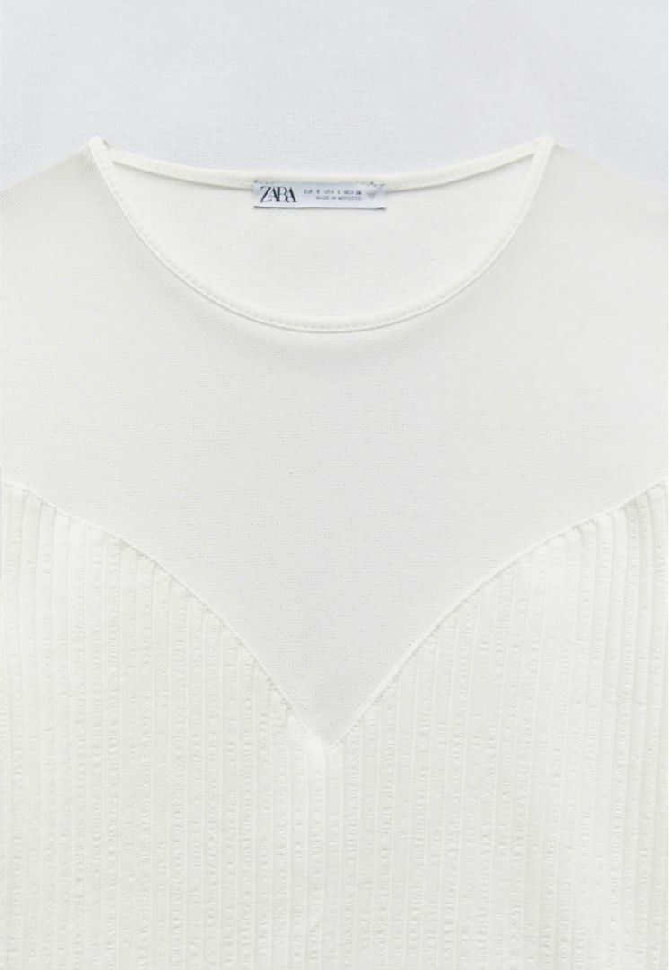 Zara Contrast Bodysuit on Carousell