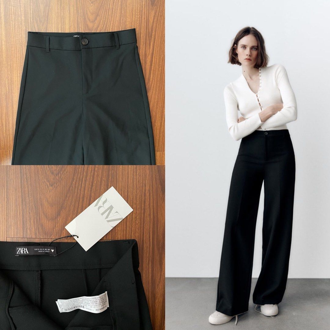 Zara trouser with belt SALE❗️, Women's Fashion, Bottoms, Other Bottoms on  Carousell