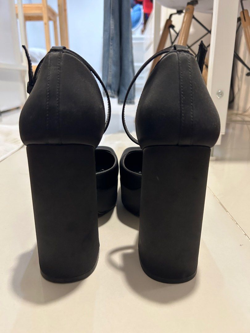 heeled platform shoes zara