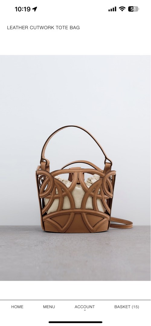 Tan tote bag 2025 zara