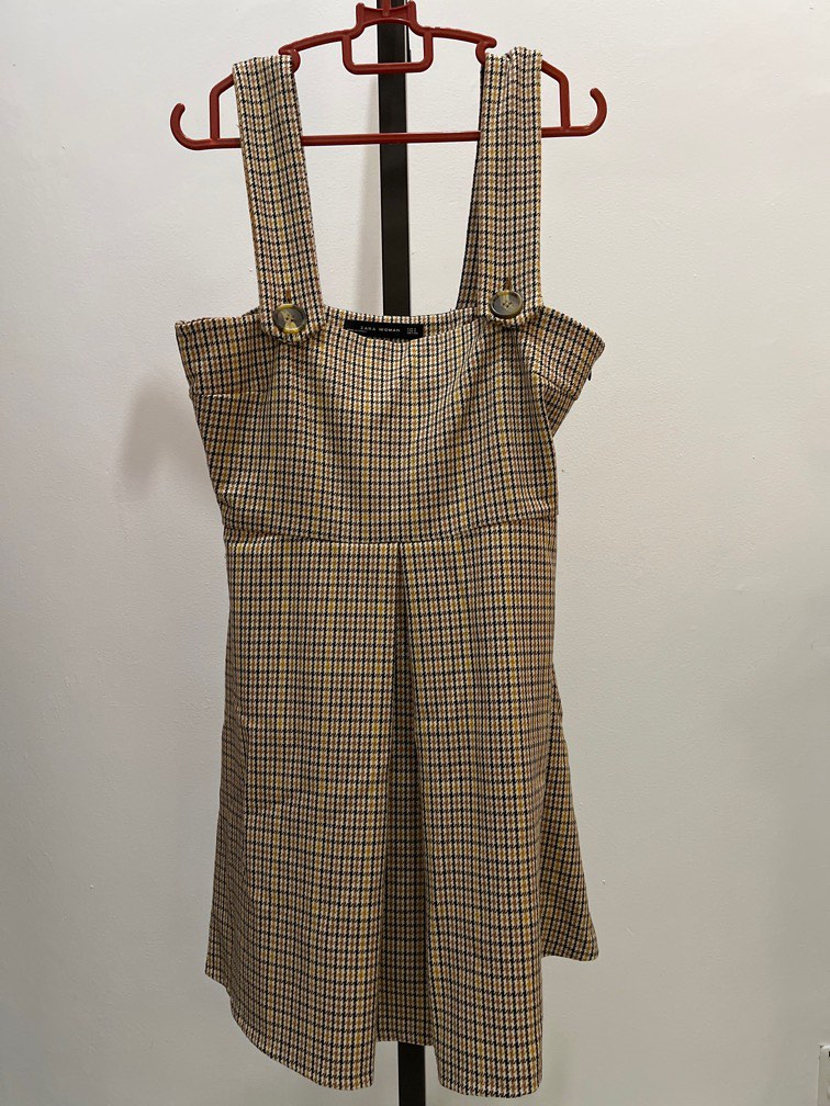 Check pinafore hotsell dress primark