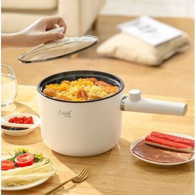 1.5L Mini Electric Cooking Pot Steaming Boiling Multifunctional