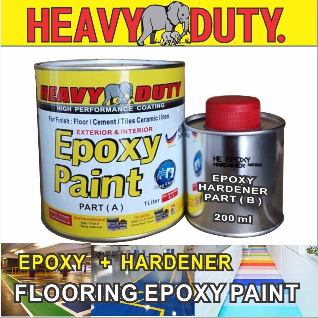 1 liter ( light grey 604 ) epoxy undercoat primer grey 604, Furniture & Home Living, Home