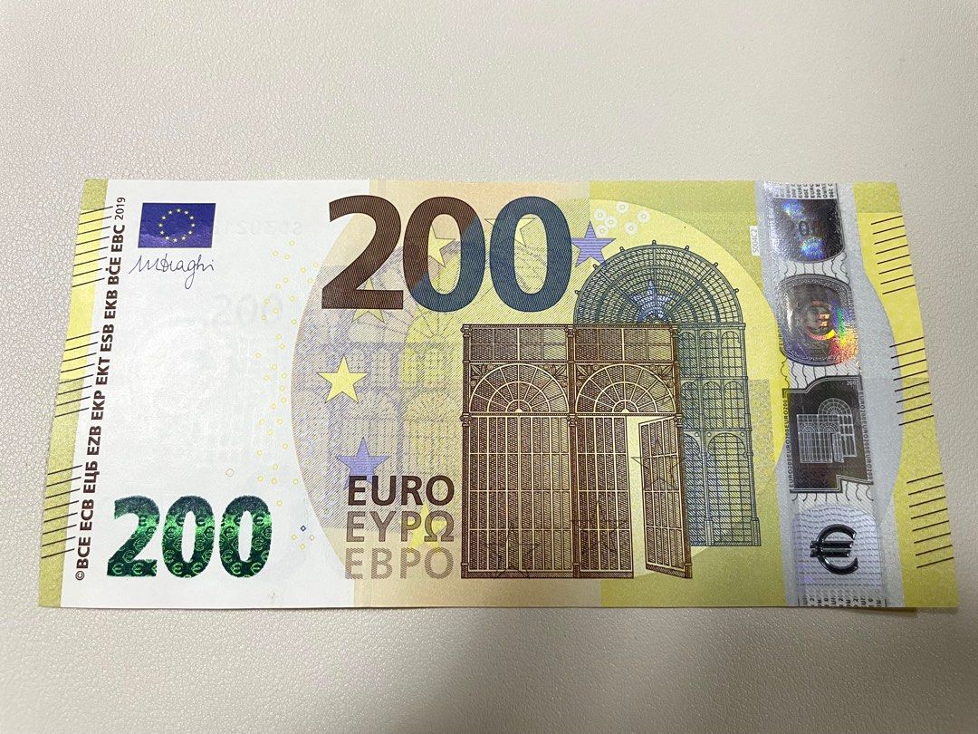 💶歐元200Euro 直版新版最大面值, 社群- Carousell