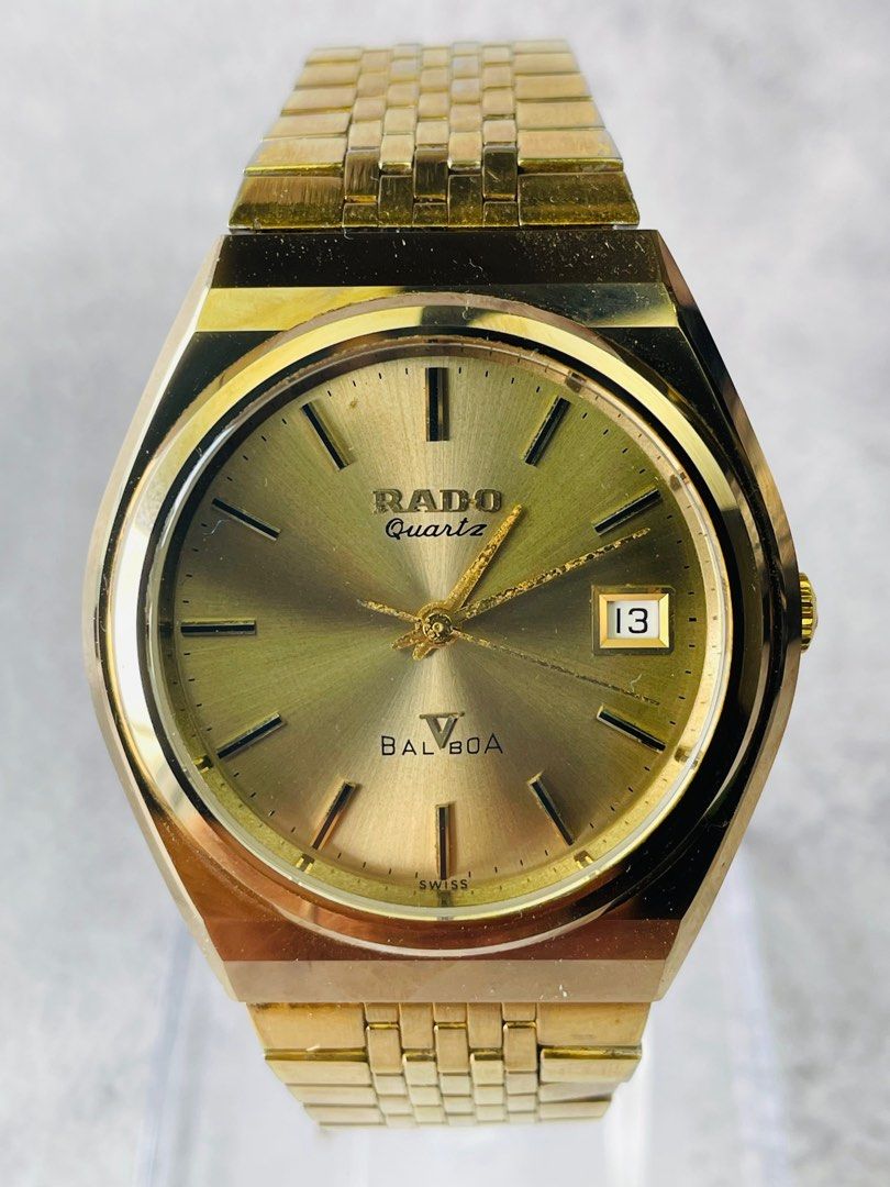 230258e Rado Balboa Vintage Men s Quartz Watch Ref 732.959.3 Circa 1980 90s