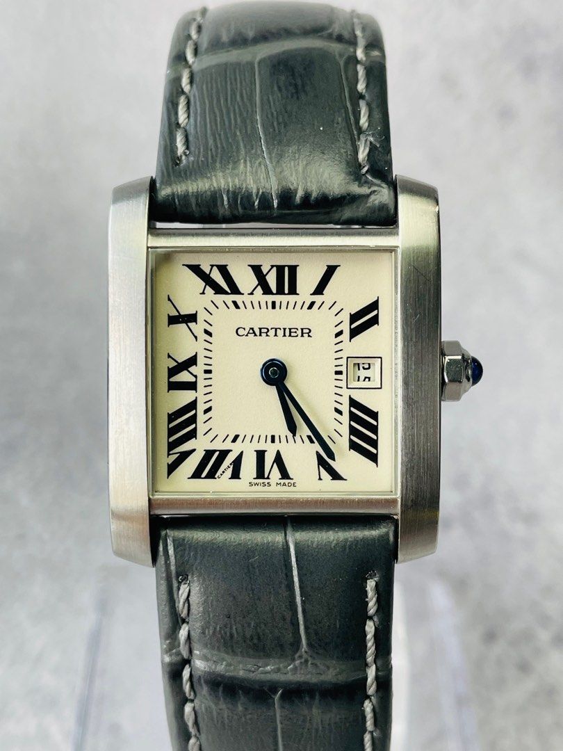 230336 Cartier Tank Francaise Men s Unisex Quartz Watch Ref 2465