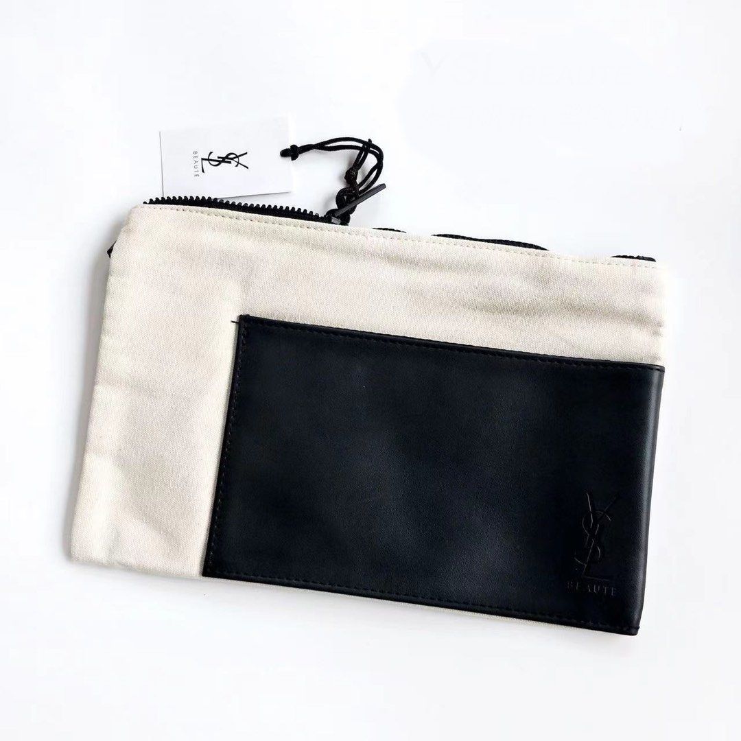 24cm L 16cm W YSL Clutch Hand Bag Make Up Bag Carry on to