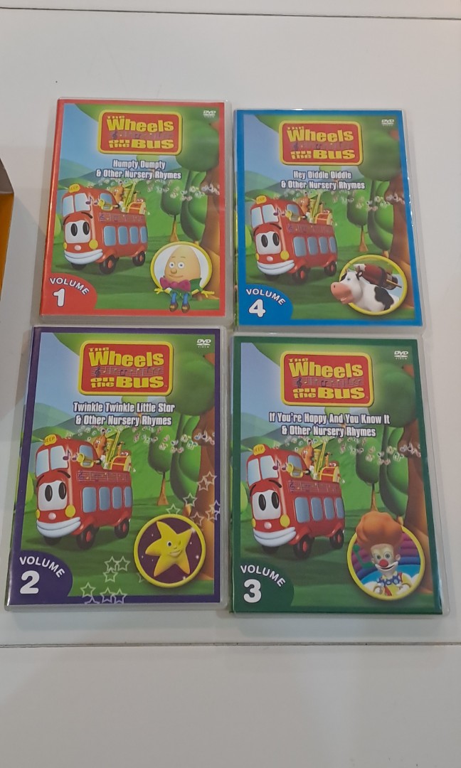 4for$4 the wheel on the bus nursery rhymes dvd BN, Hobbies & Toys