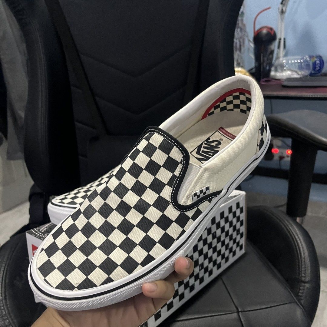 Vans outlet checkered skateboard