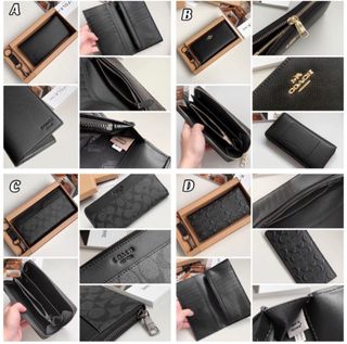 ▪️ Coach PVC 配真皮 長款銀包 男女拉鏈款,多卡位超實用64221776589954110