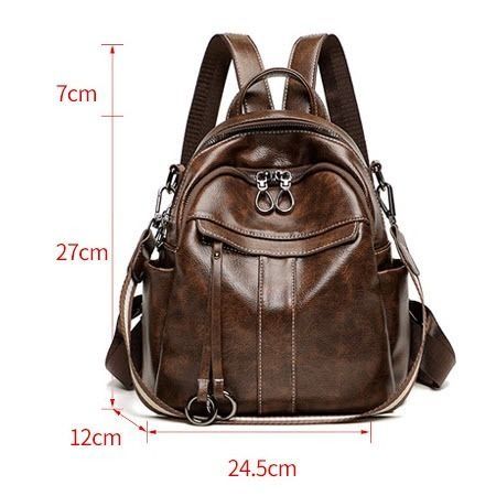 Miztique The Daisy Convertible Backpack Purse for Women, Soft Vegan Leather  Crossbody Bag -Black 