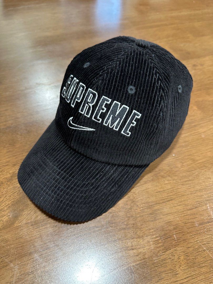 二手 Supreme Nike Arc Corduroy 6 Panel Cap 帽子 老帽 棒球帽 燈芯絨 可調式