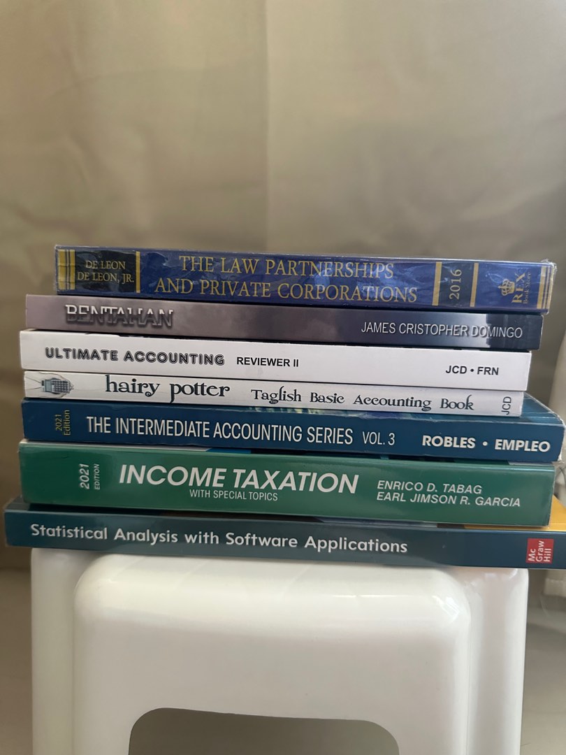 ACCOUNTING BOOKS FOR SALE on Carousell